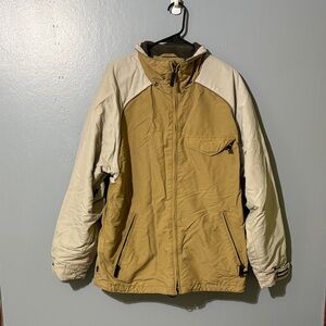 Men's Tan and Cream Performance Jacket